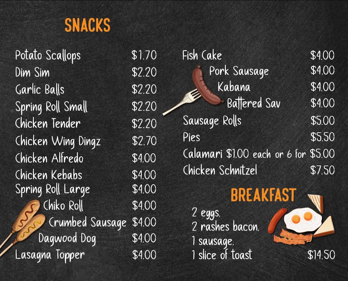 Menu, CAFE ELLE