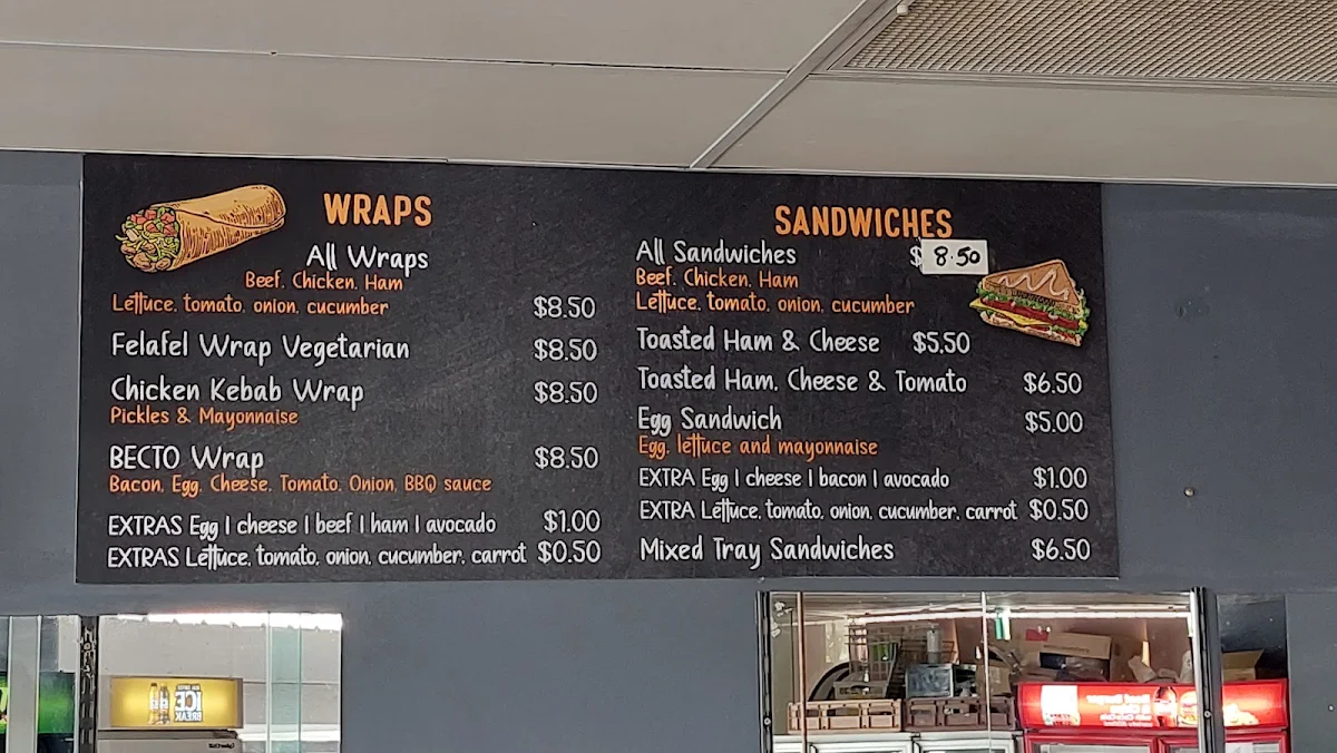 Menu, CAFE ELLE