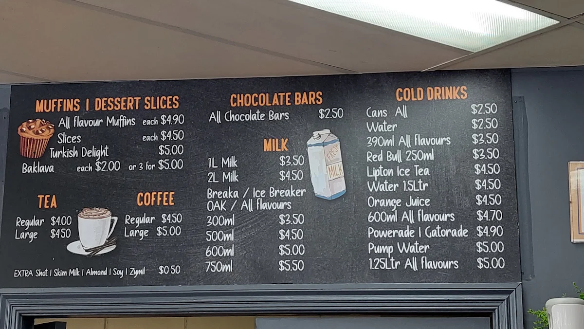 Menu, CAFE ELLE