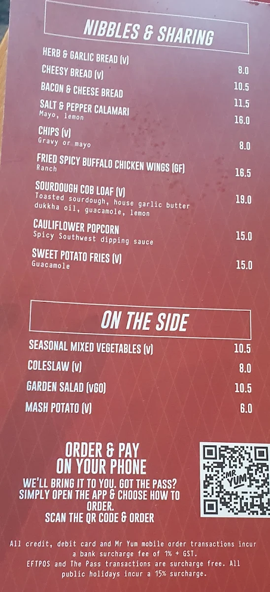 Menu, The Ox