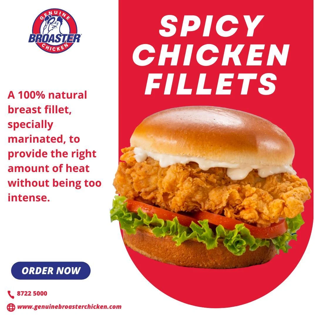 Menu, Broaster Chicken Guildford