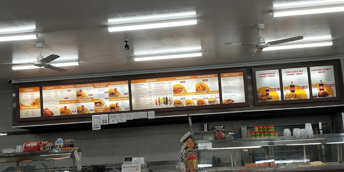 Menu, Kings Chicken