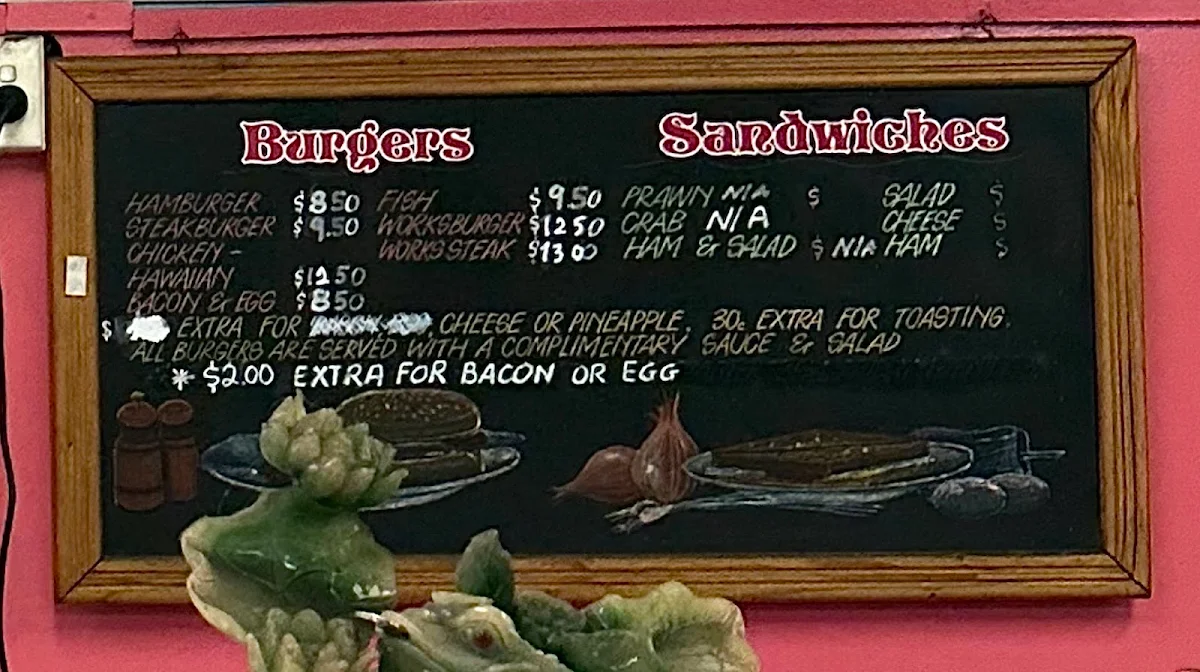 Menu, The Pink Salmon