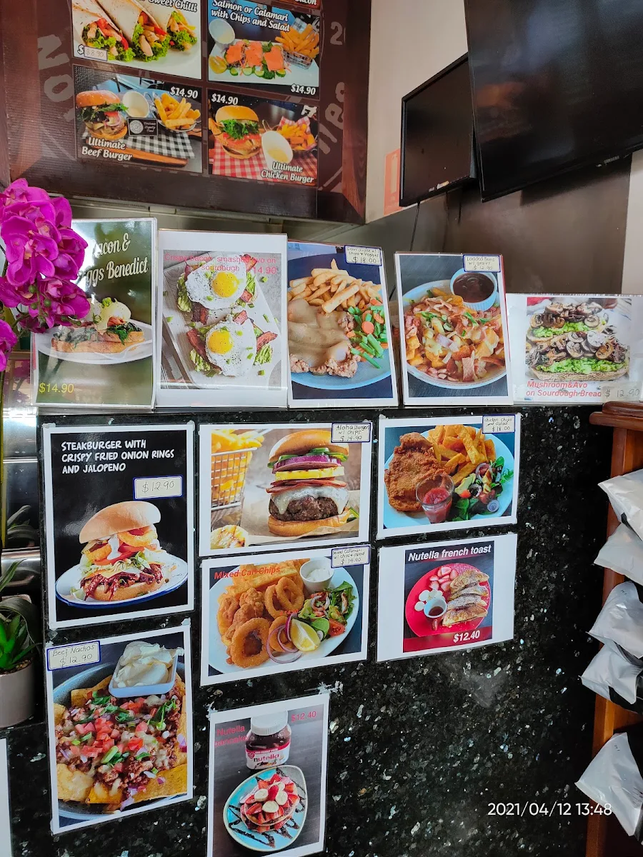 Menu, The Coffee Shop Northern Beaches