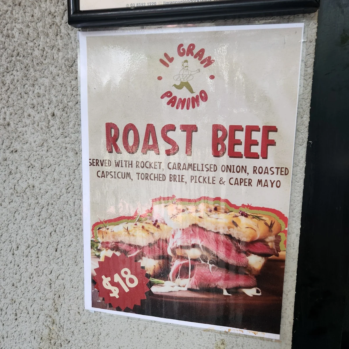 Menu, IL GRAN PANINO