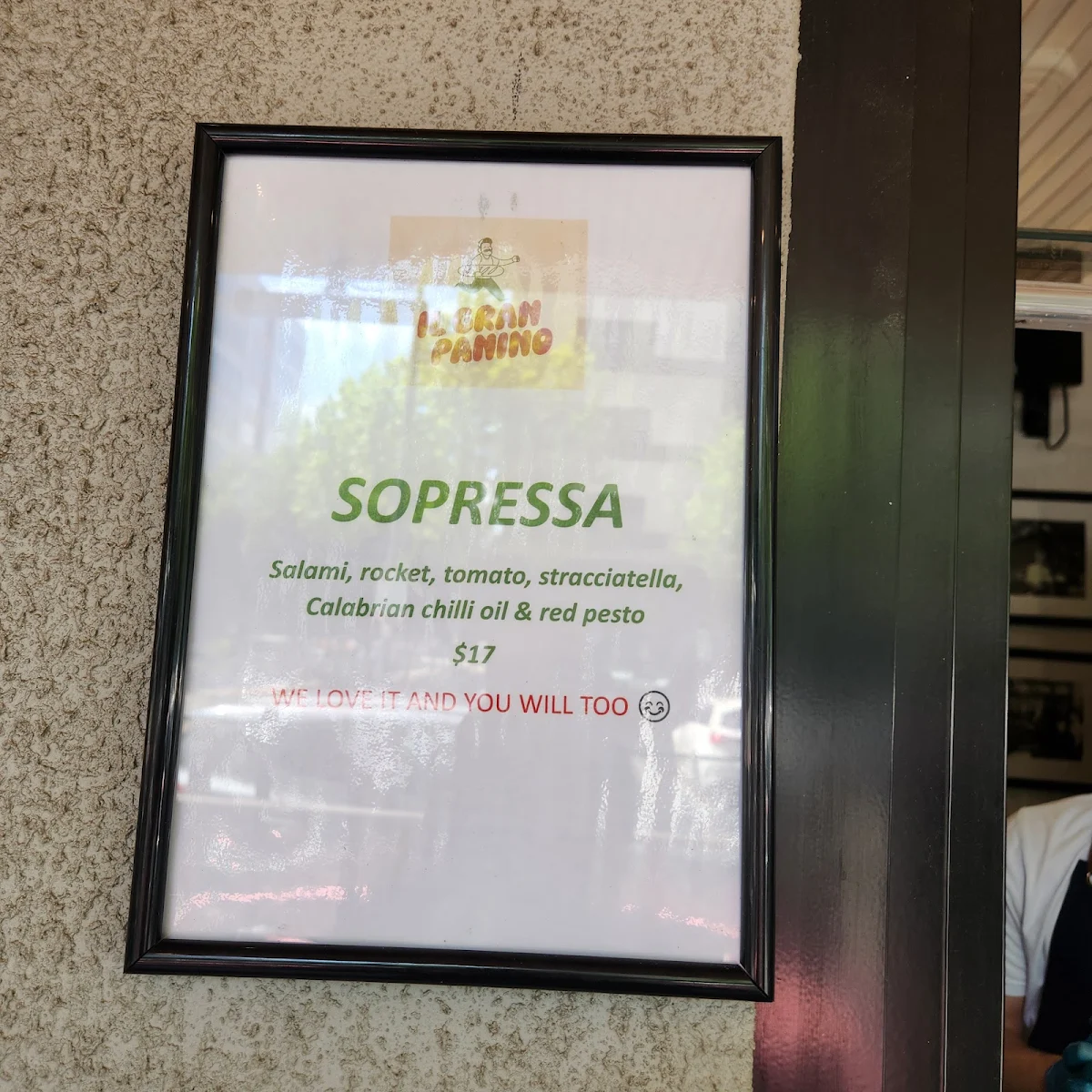 Menu, IL GRAN PANINO