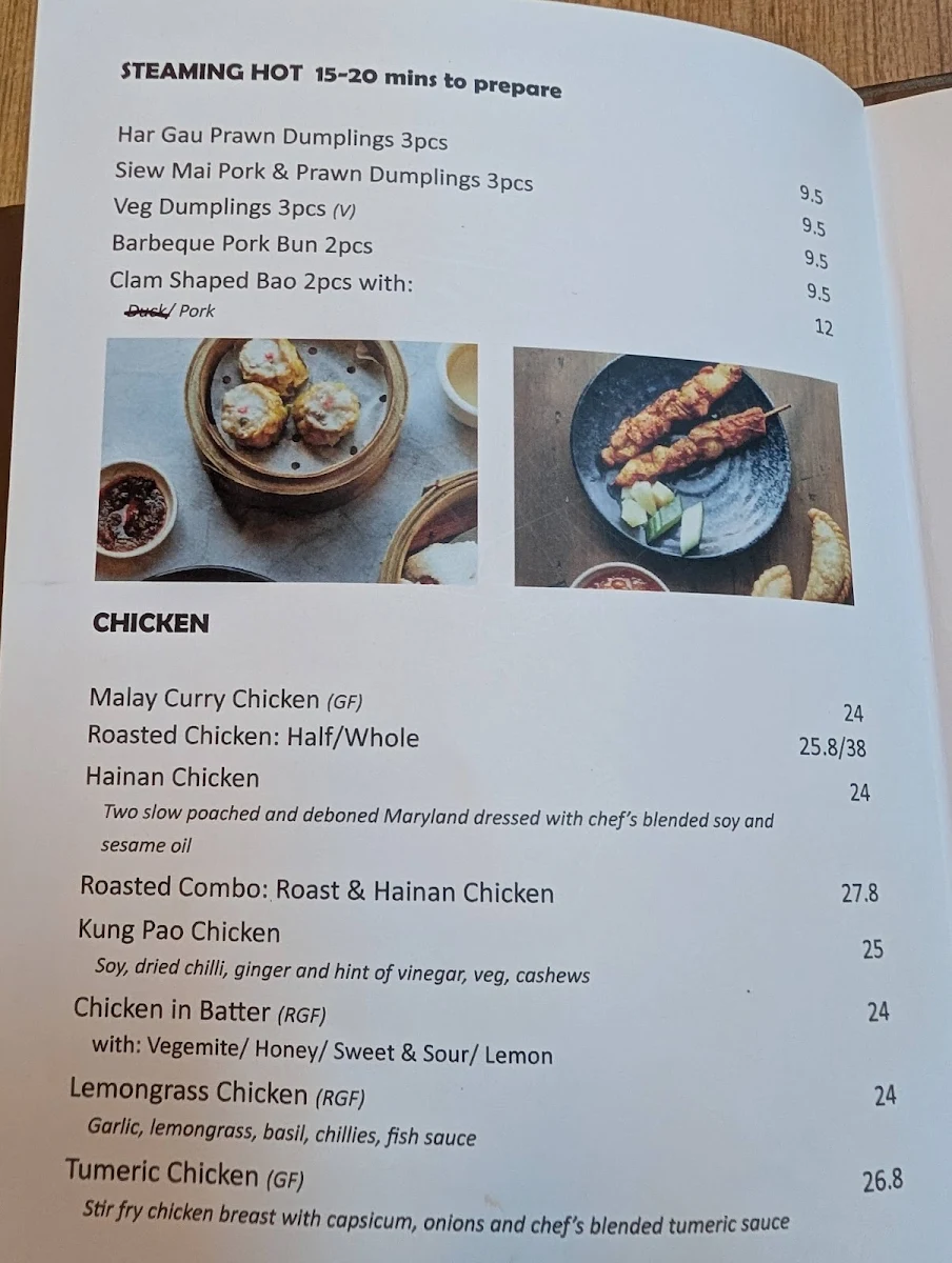 Menu, Ang Ang