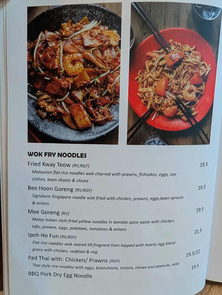 Menu, Ang Ang