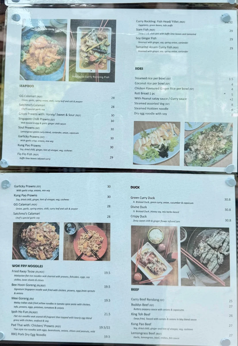 Menu, Ang Ang