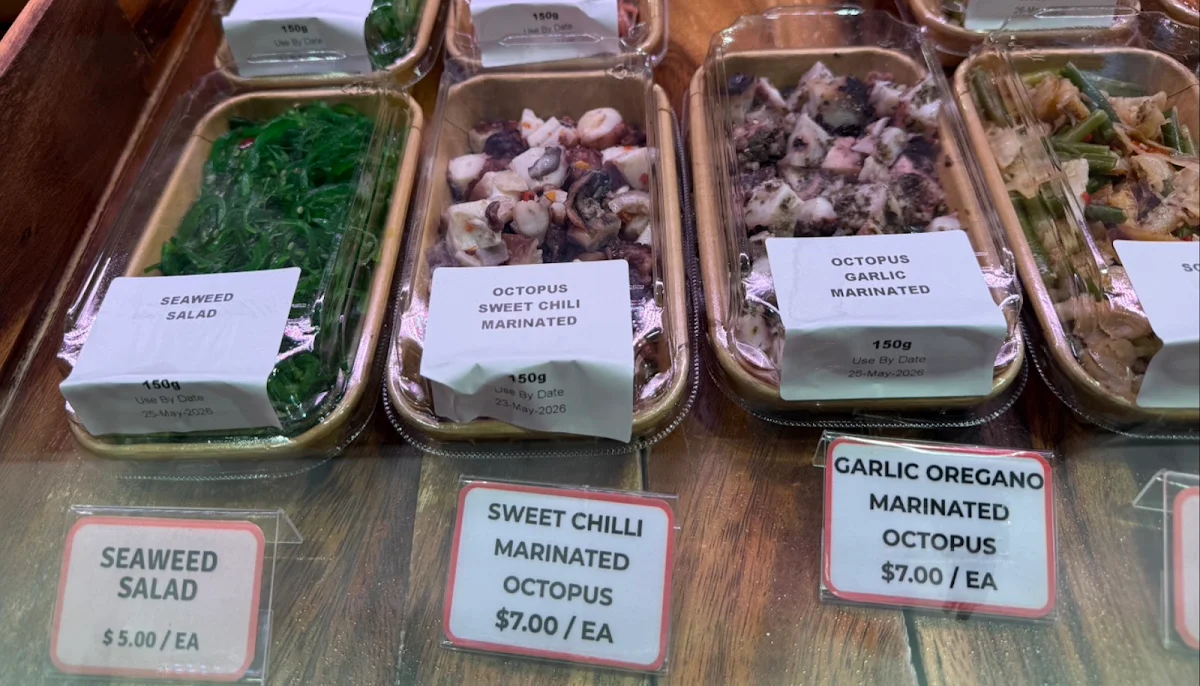 Menu, Get Sashimi Manly