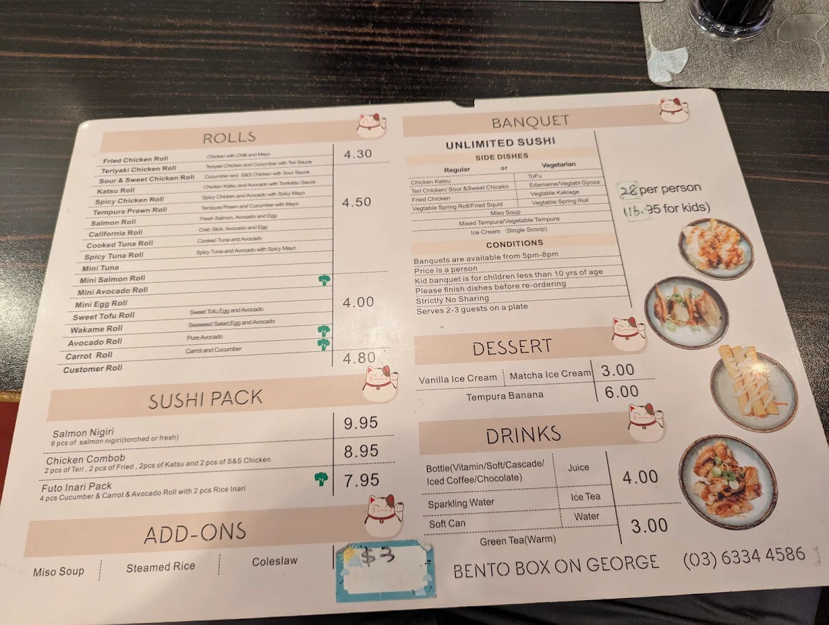 Menu, Black Cow Bistro