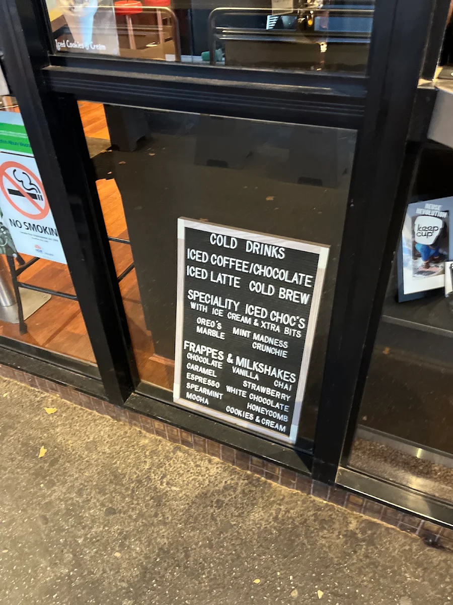 Menu, Coffee Mamma Albury