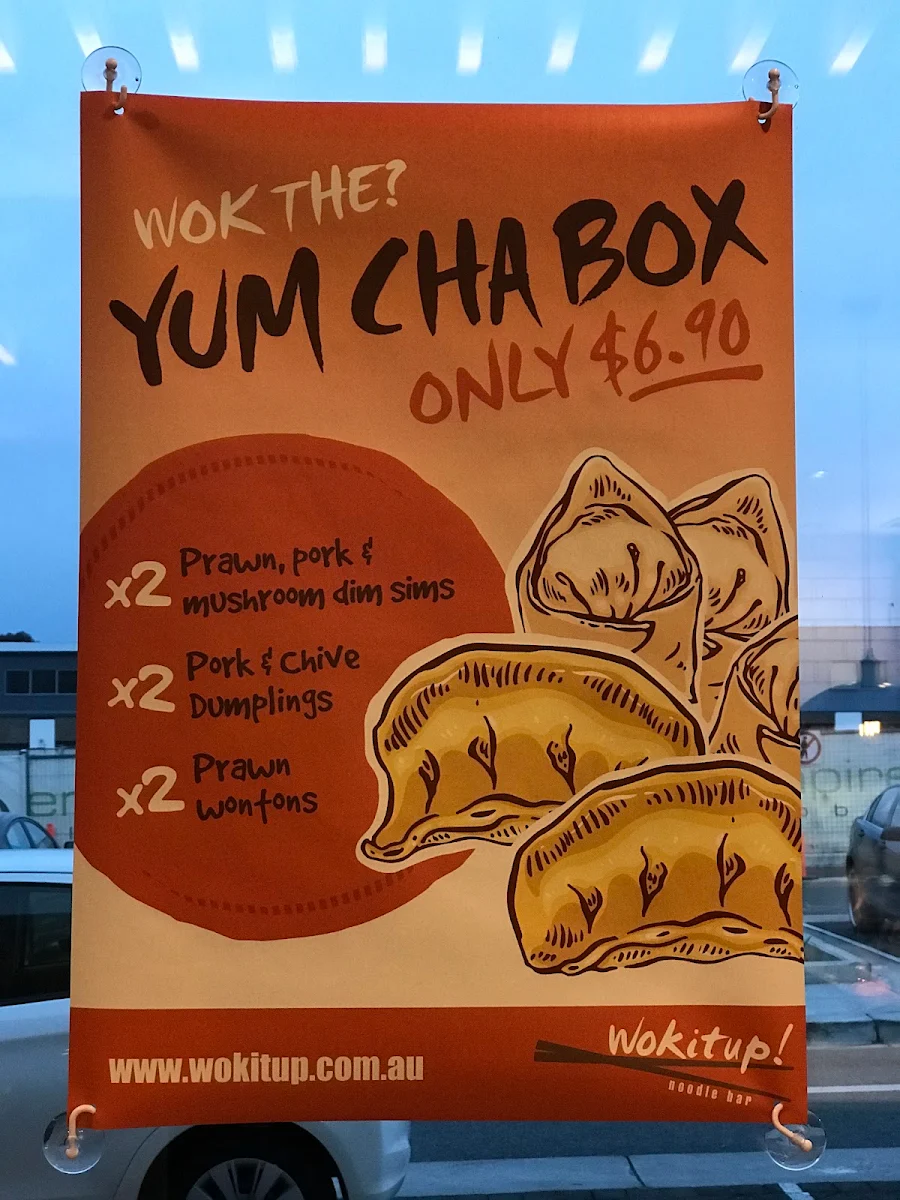 Menu, Wokitup! Amaroo