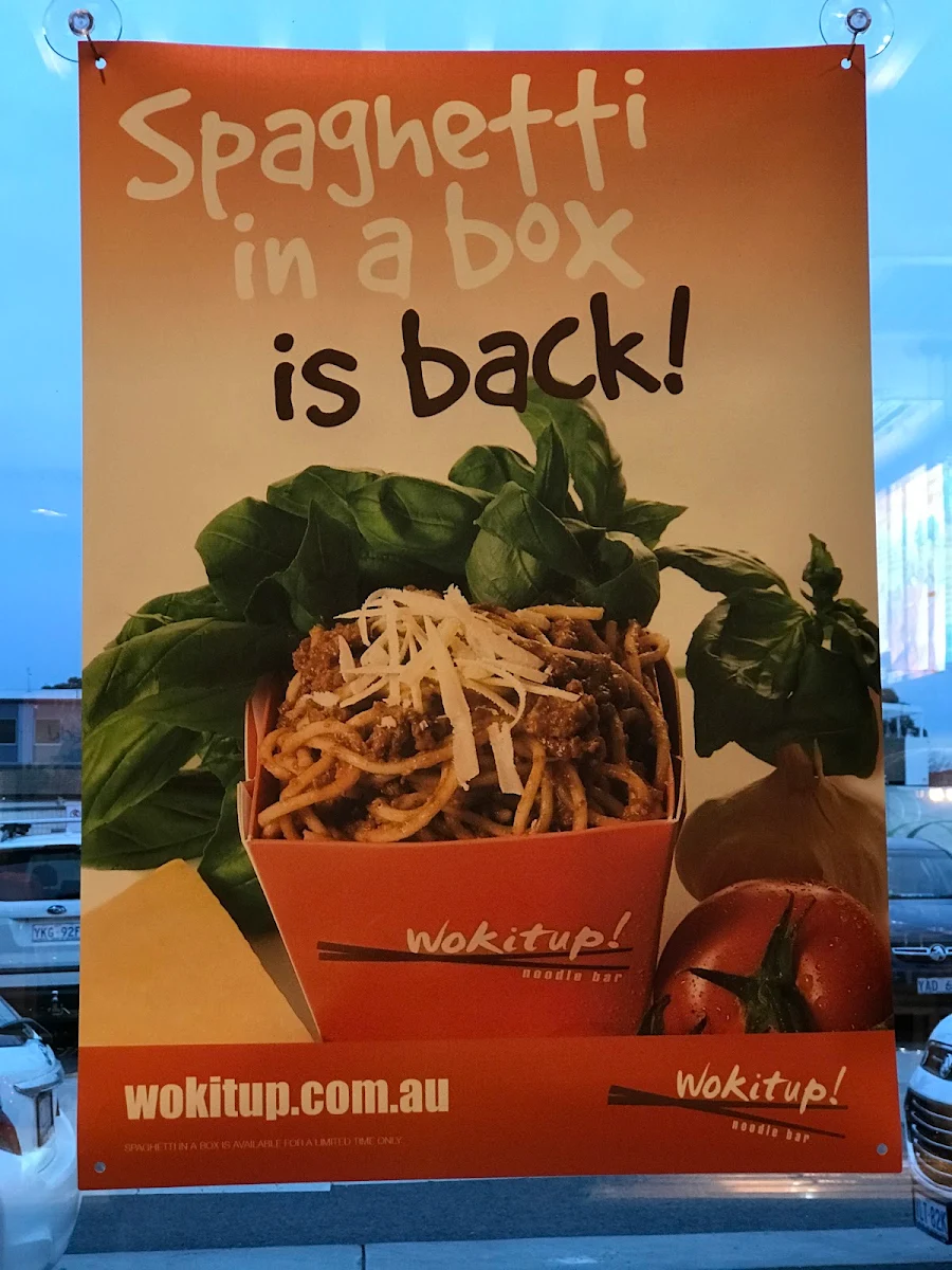 Menu, Wokitup! Amaroo