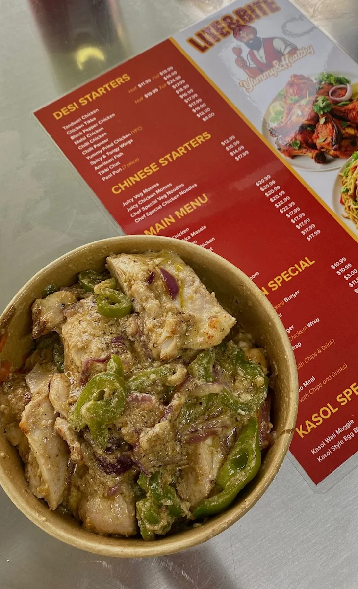 Menu, Lite&Bite
