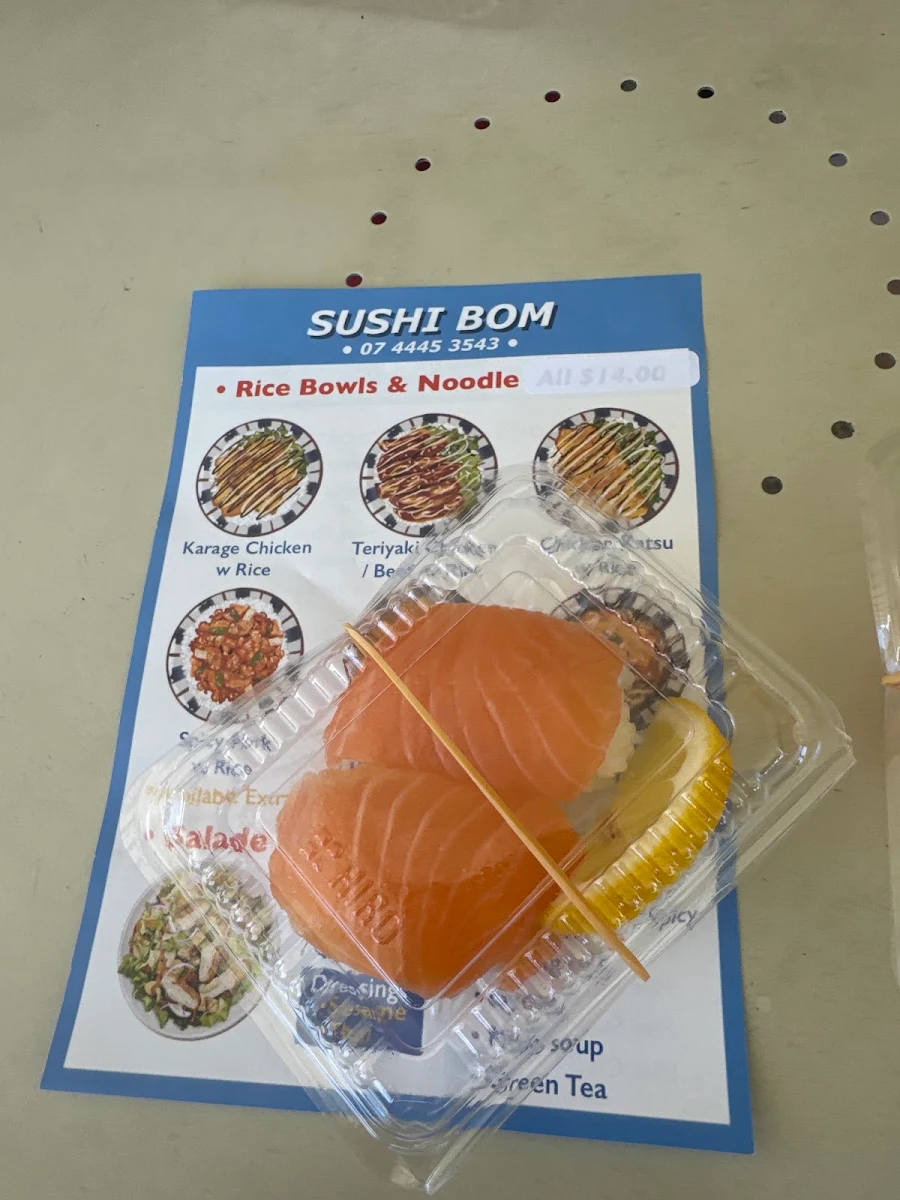 Menu, Sushi Bom