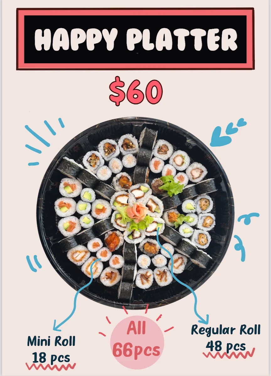 Menu, Sushi Bom