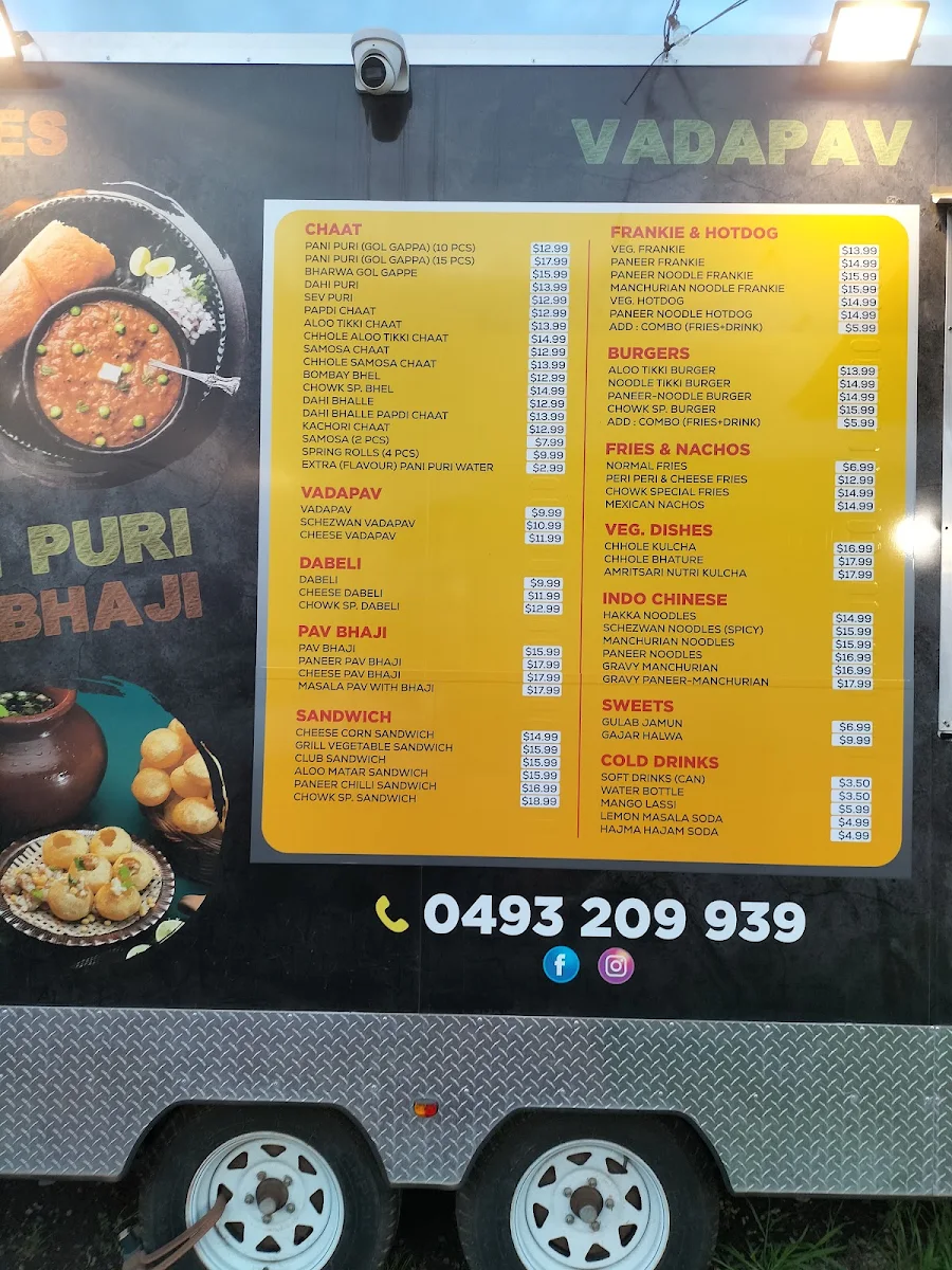 Menu, Melbourne Chowk - Melton South