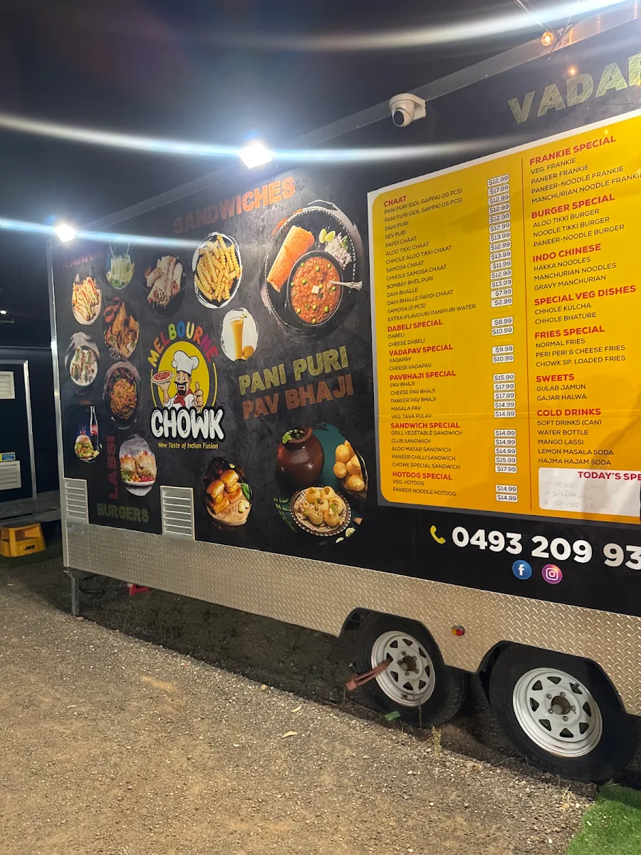 Menu, Melbourne Chowk - Melton South