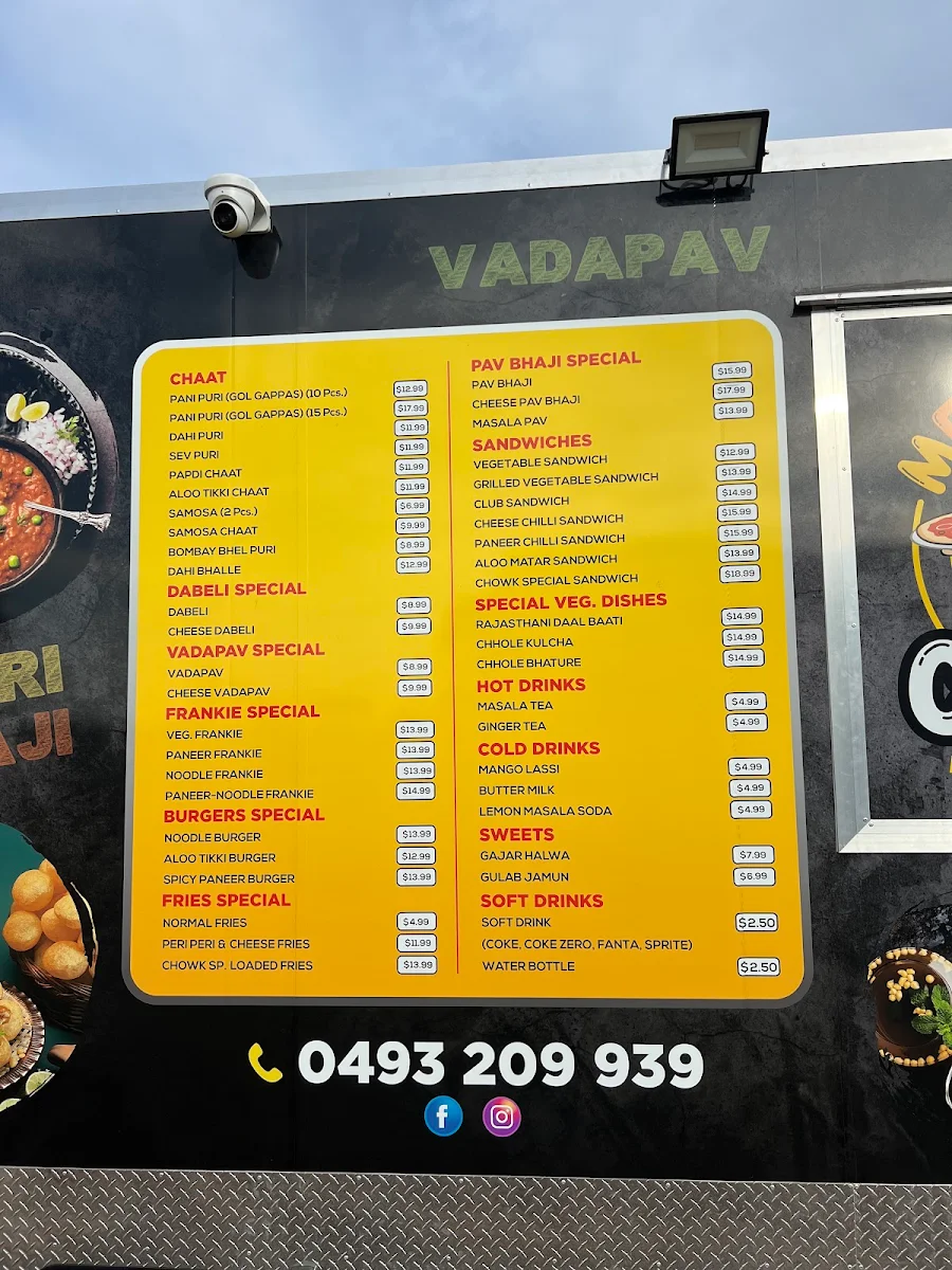Menu, Melbourne Chowk - Melton South