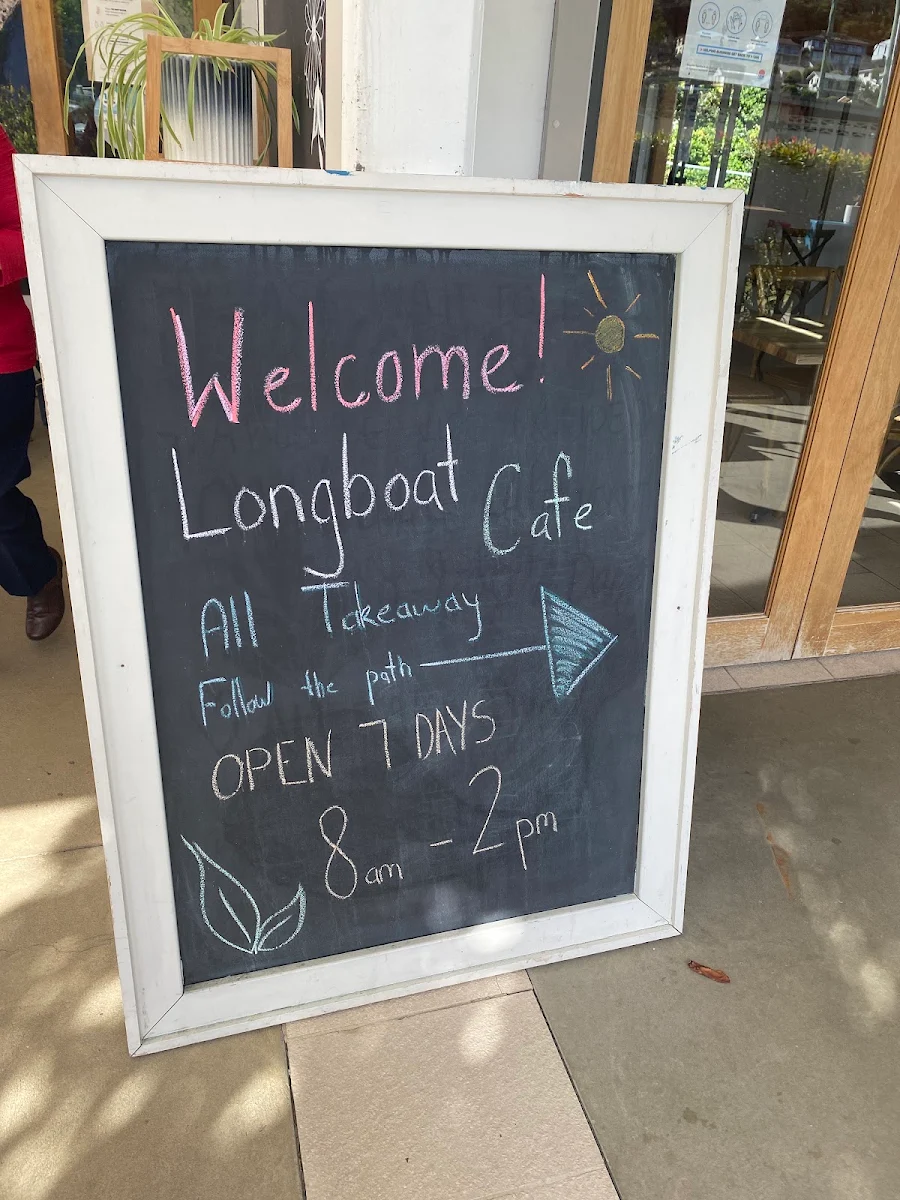Menu, Longboat Cafe