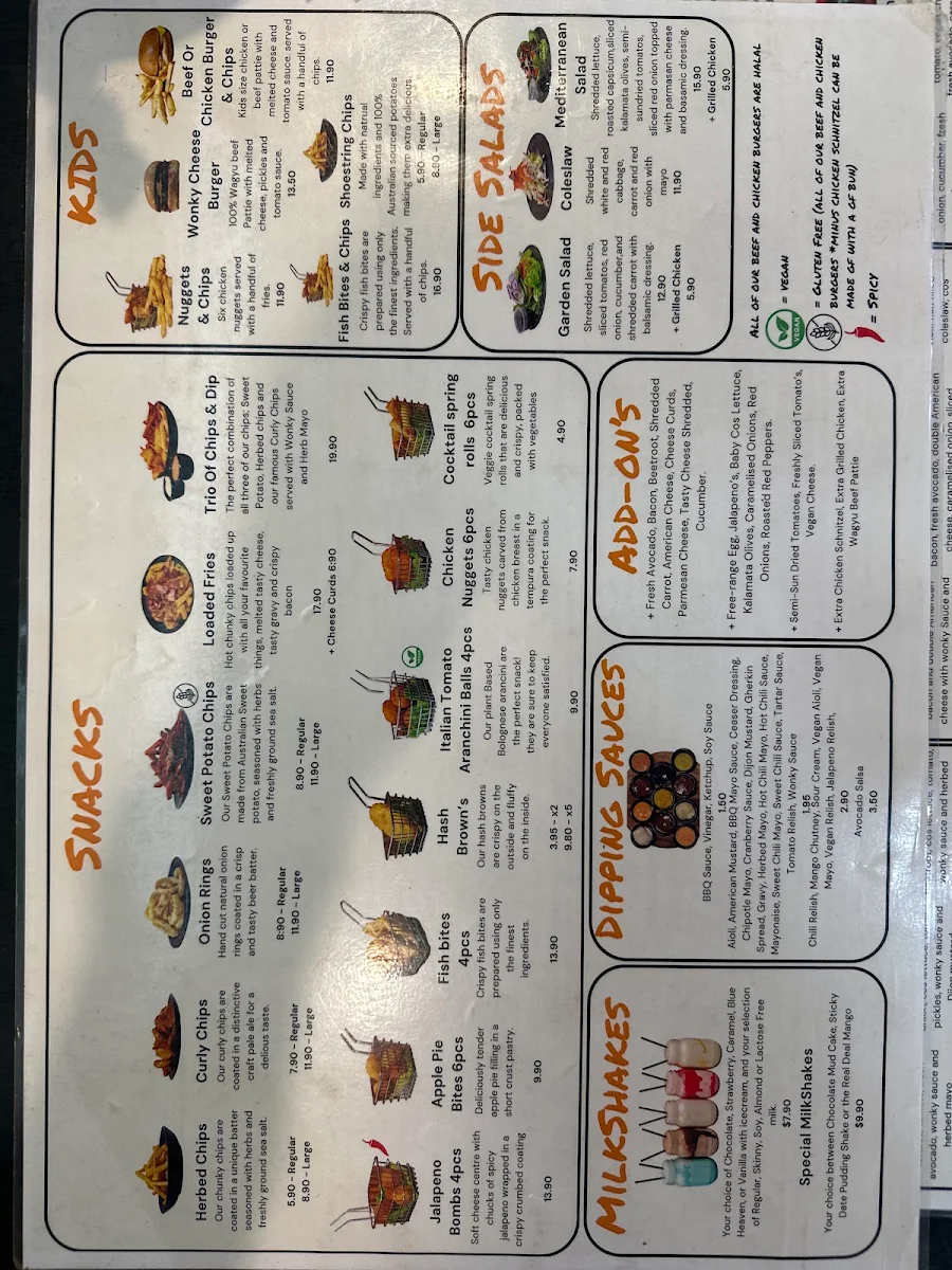 Menu, Wonky Trolley