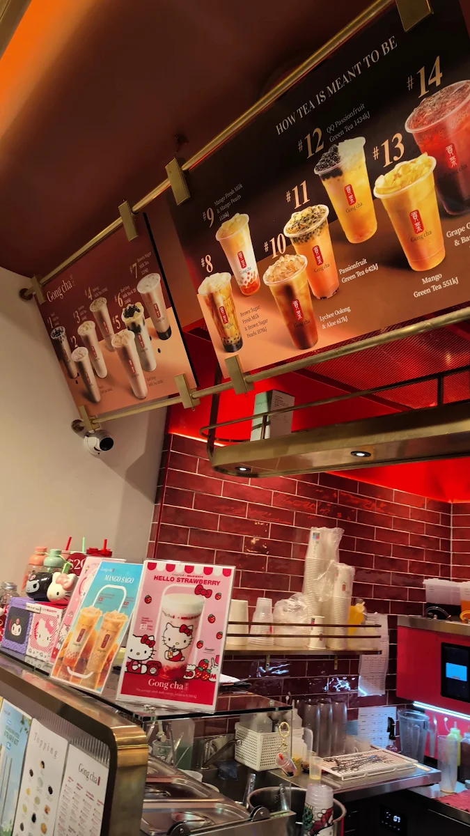 Menu, Gong Cha | Martin Place