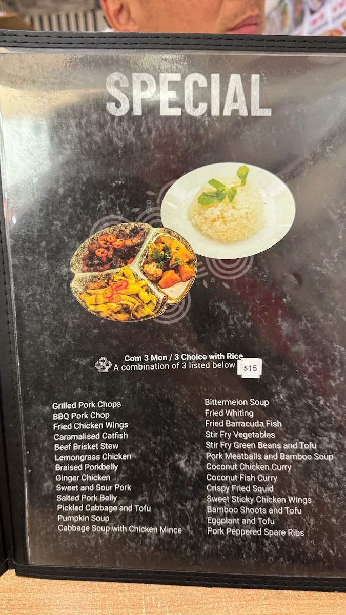 Menu, Bac 8