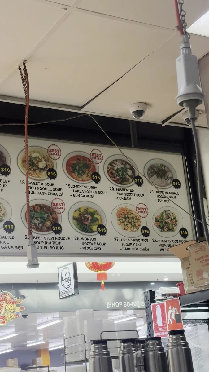 Menu, Bac 8