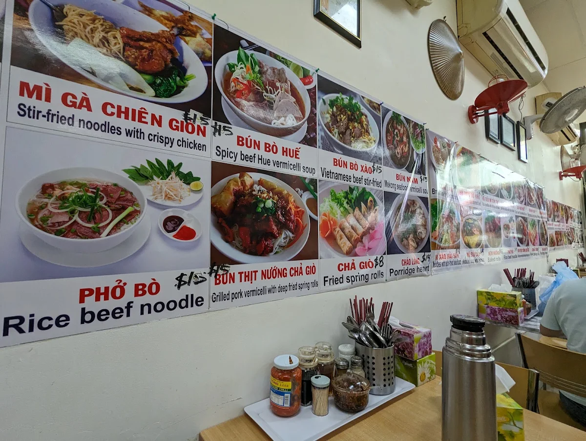 Menu, Bac 8