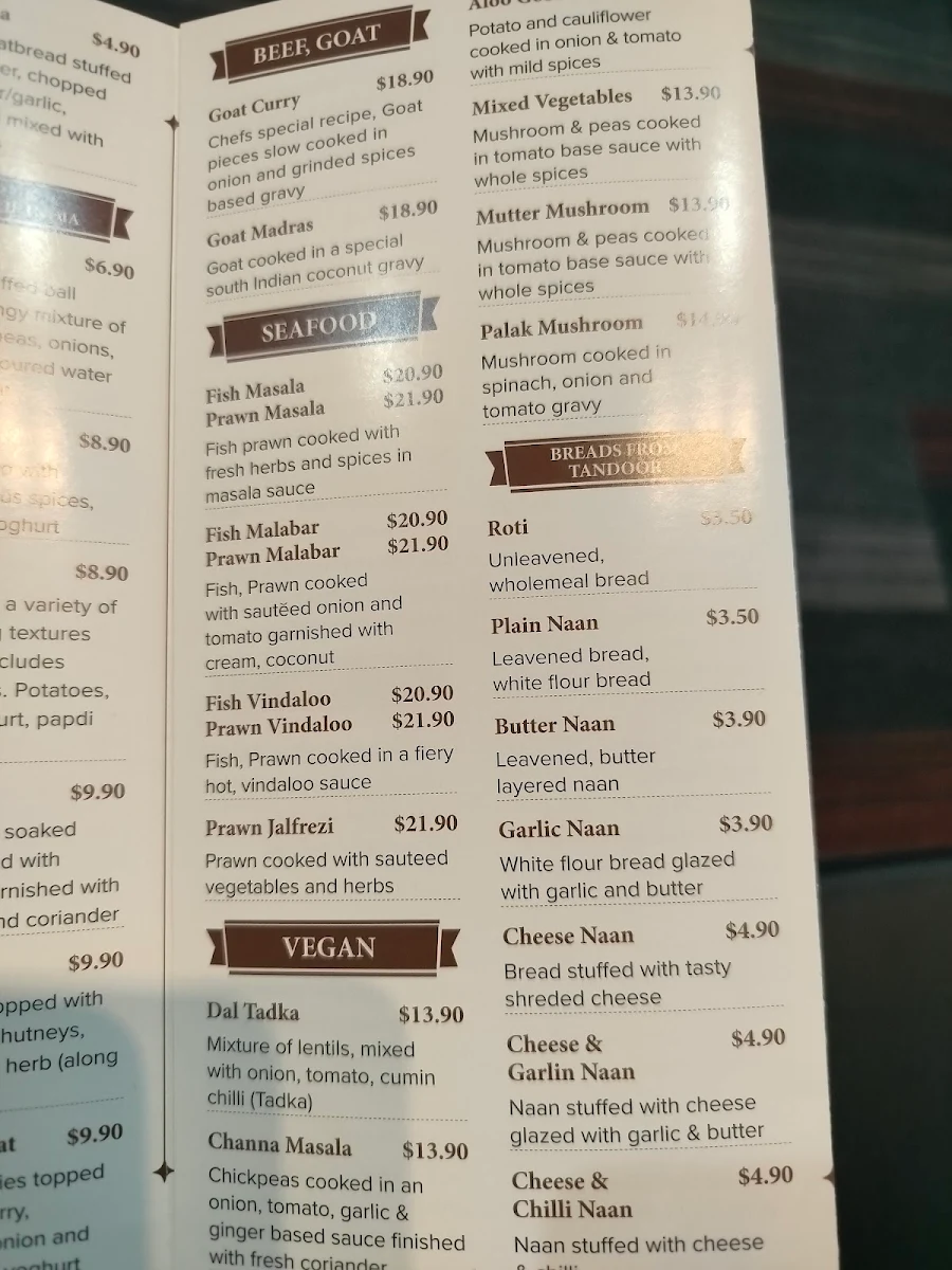 Menu, Indioz fusion