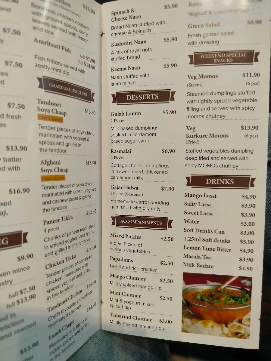 Menu, Indioz fusion