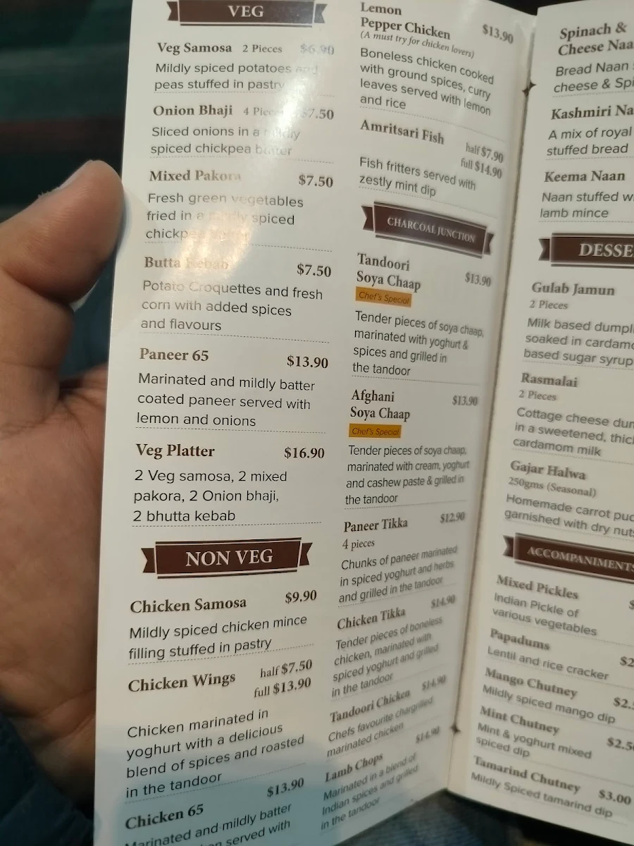 Menu, Indioz fusion