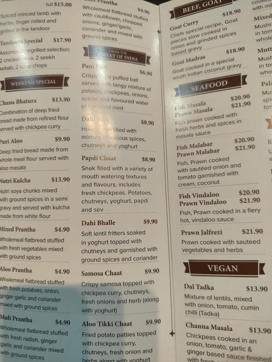 Menu, Indioz fusion