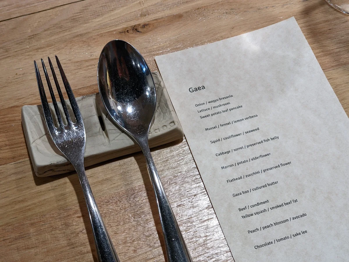 Menu, Gaea