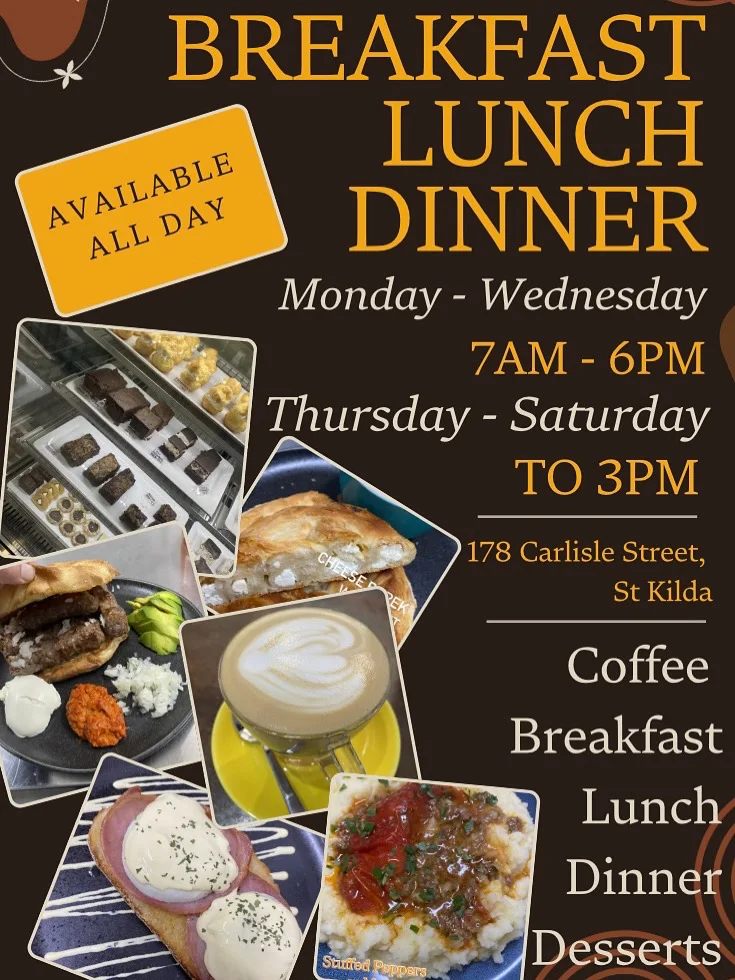 Menu, SALIS cafe