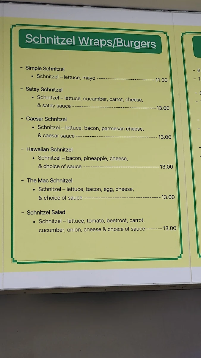 Menu, Mac & Myers Takeaway