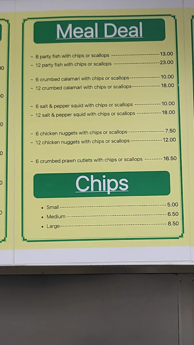 Menu, Mac & Myers Takeaway