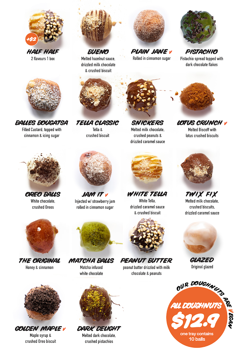 Menu, Lukumades Carnegie