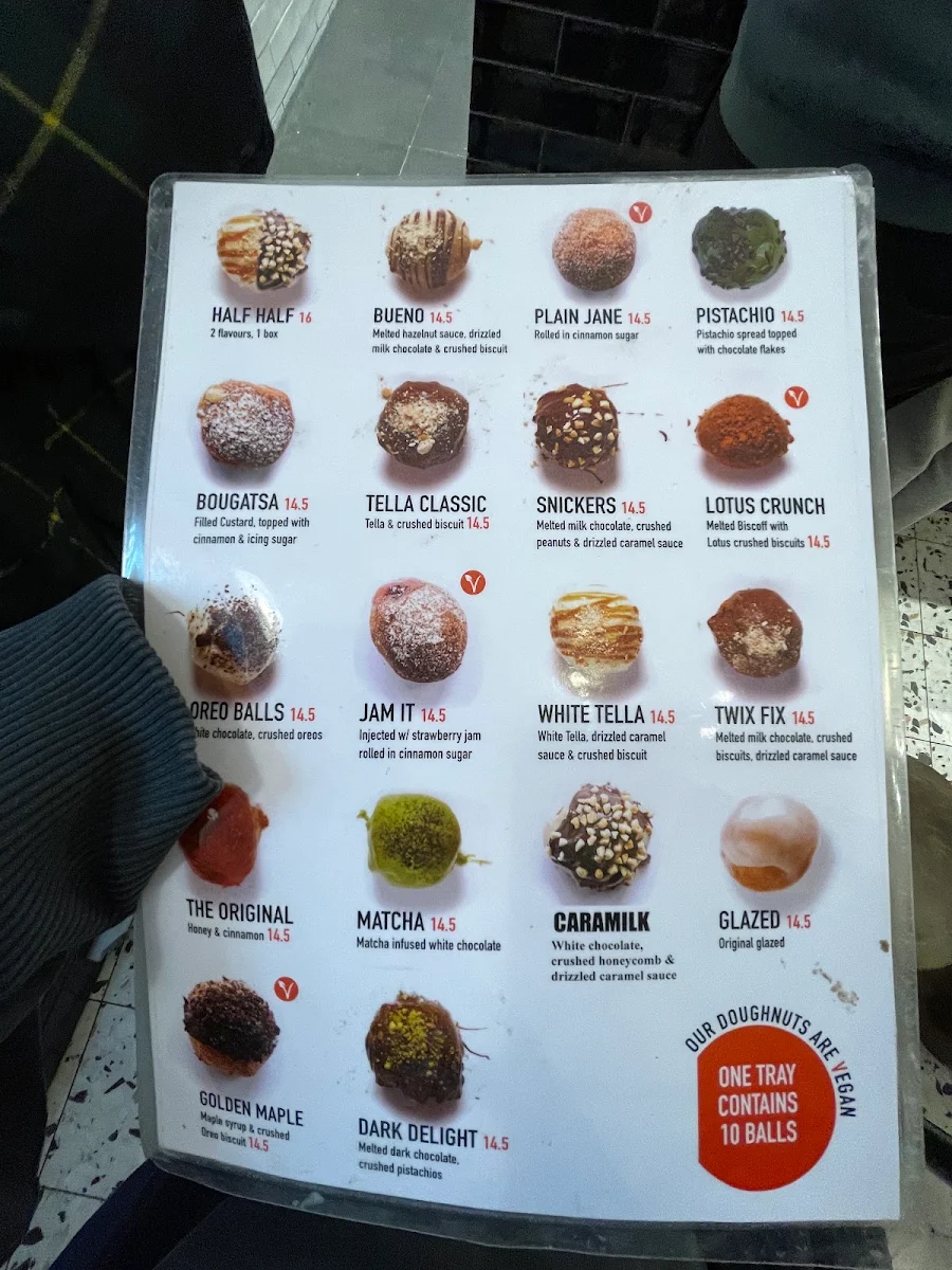 Menu, Lukumades Carnegie