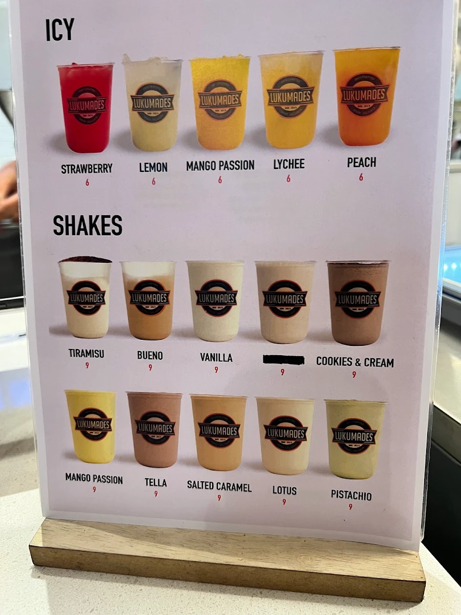 Menu, Lukumades Carnegie