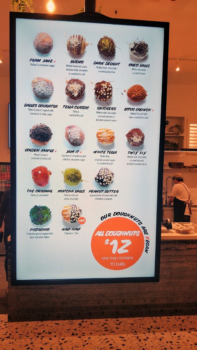 Menu, Lukumades Carnegie
