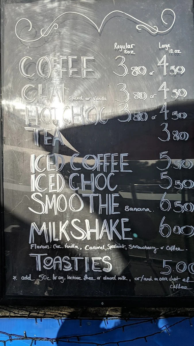 Menu, Tour De Cafe