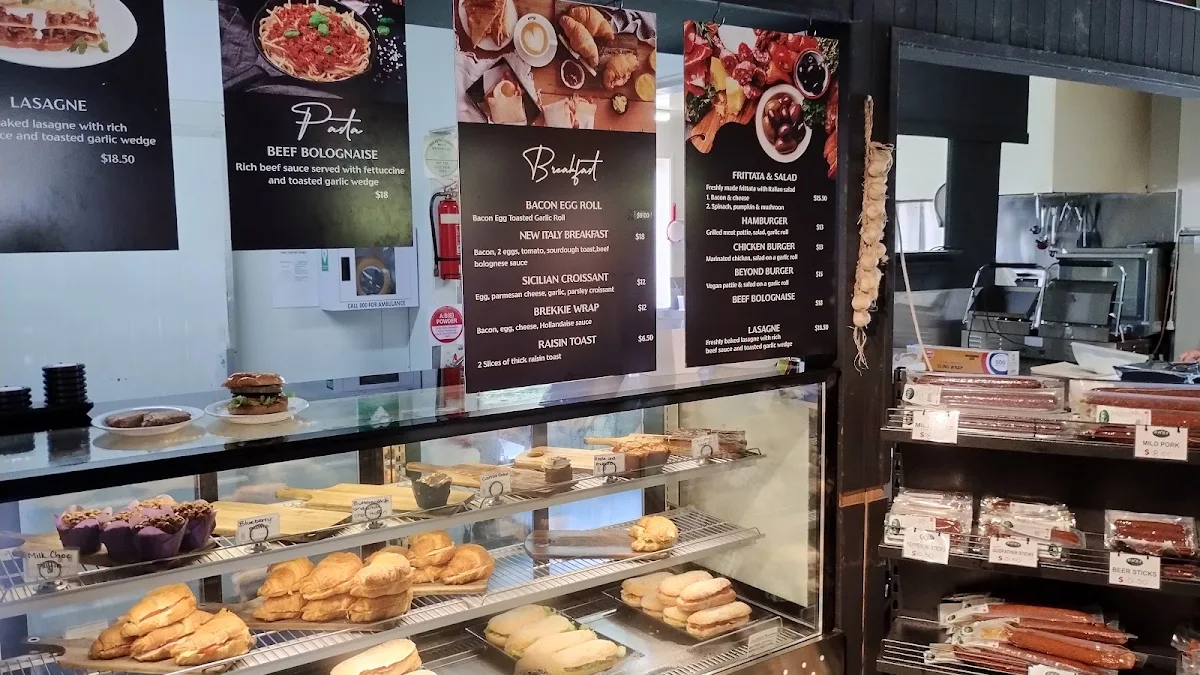 Menu, New Italy Cafe