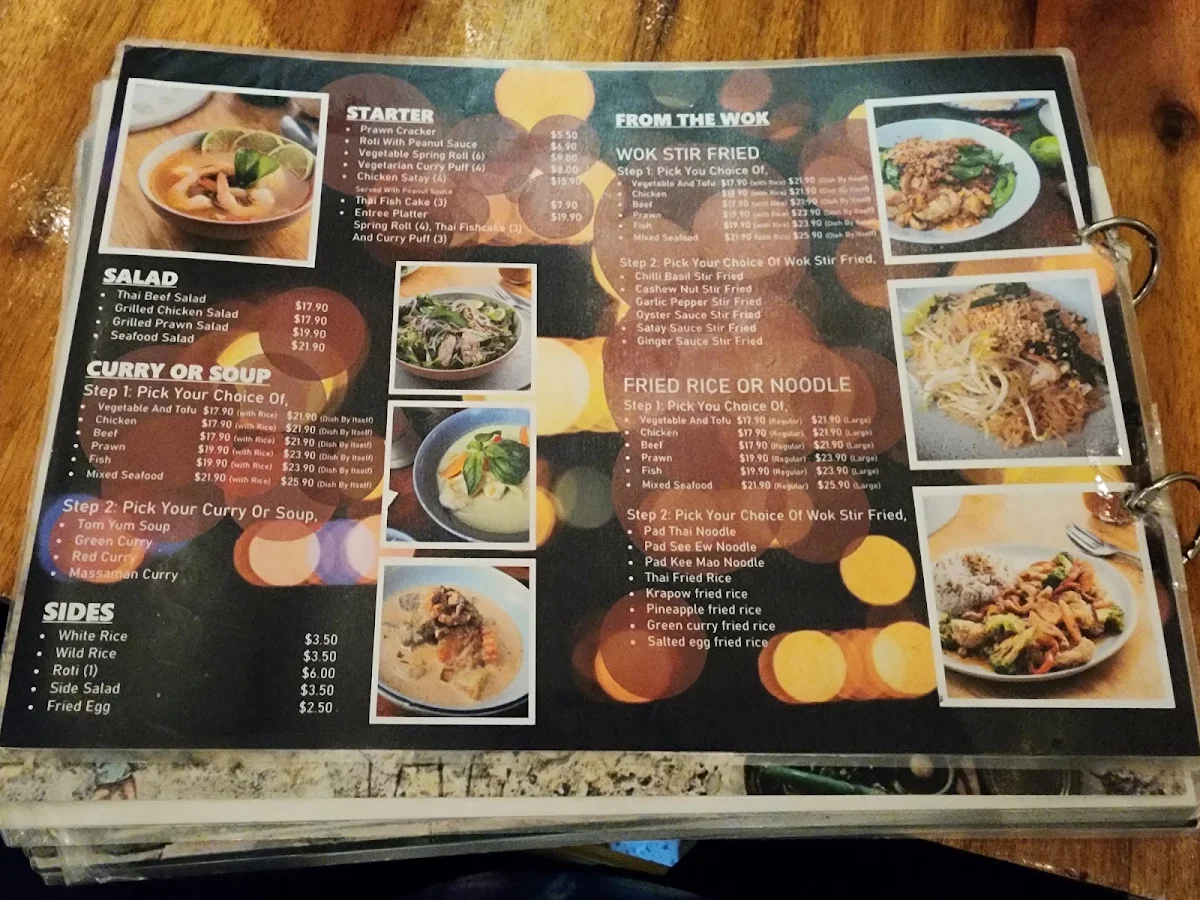 Menu, Food Hall