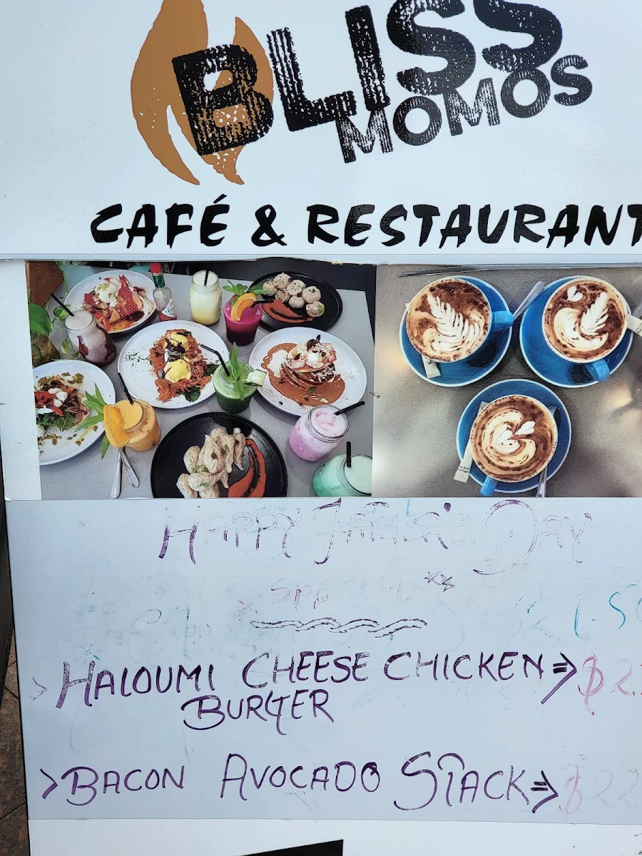 Menu, Bliss Momos