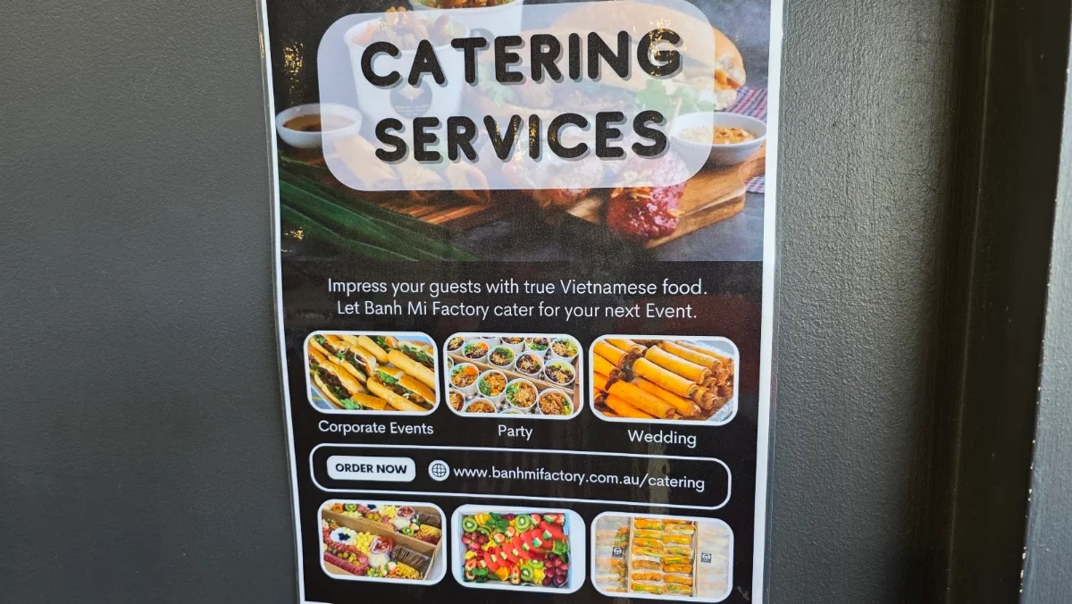 Menu, Banh Mi Factory