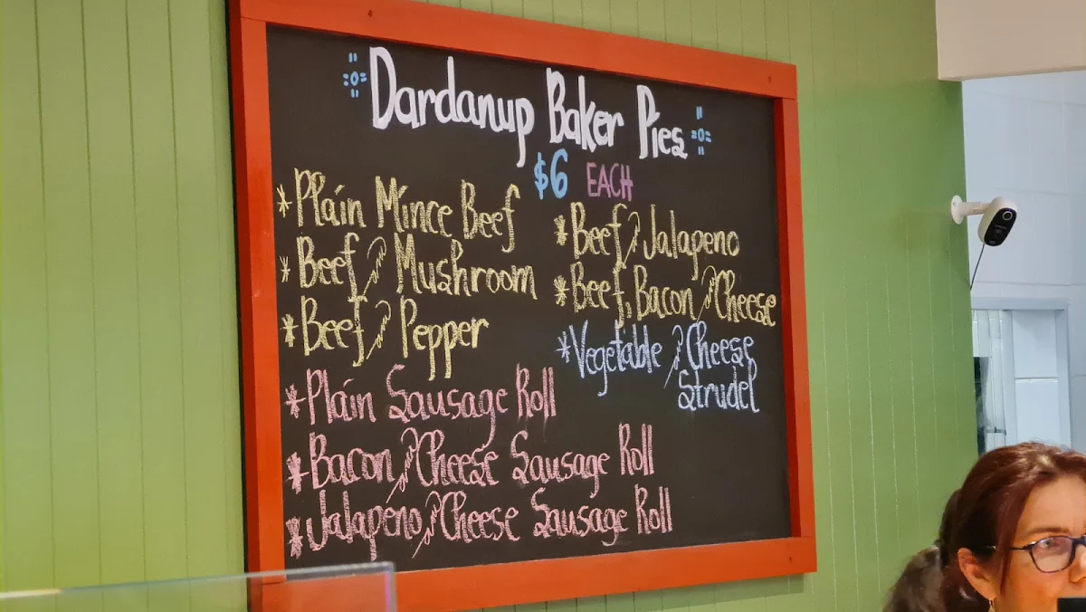 Menu, Dardanup Baker