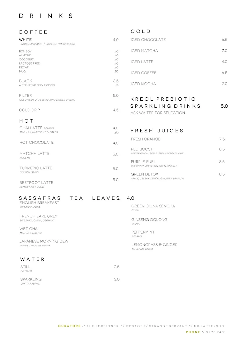 Menu, Second Wife