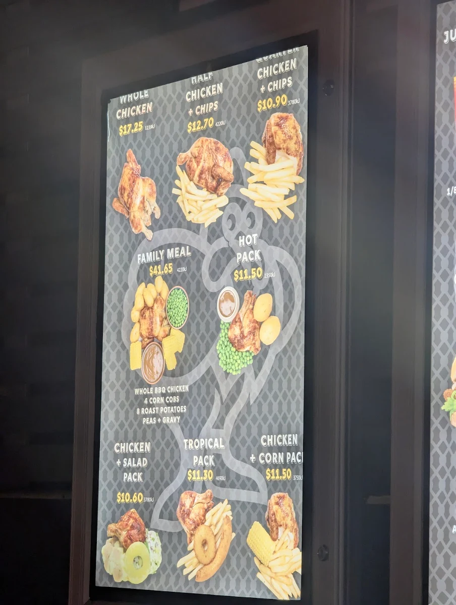 Menu, Super Rooster